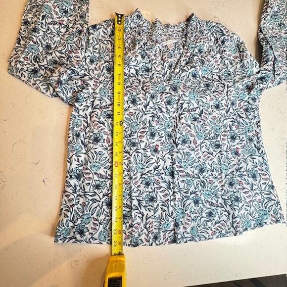 Southern Tide Aubree Fleur Printed Top Sz Small - Picture 12 of 16